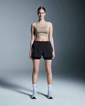 Kadın 3″ Performance 2/1 Shorts Black