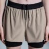 Kadın 3″ Performance 2/1 Shorts Cinder | Black
