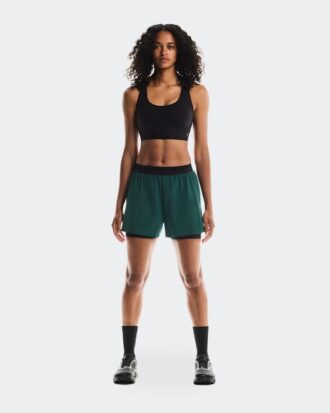 Kadın 3″ Performance 2/1 Shorts Spirulina | Black