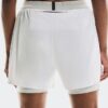 Kadın 3″ Performance 2/1 Shorts White | Glacier