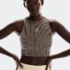 Kadın Ribbed Tank Top LOEWE