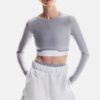 Kadın Train Long Sleeve Crop